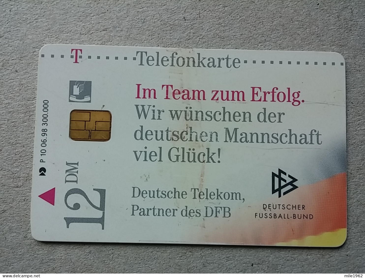 T-585 - GERMANY, Telecard, Télécarte, Phonecard, FOOTBALL - Andere & Zonder Classificatie