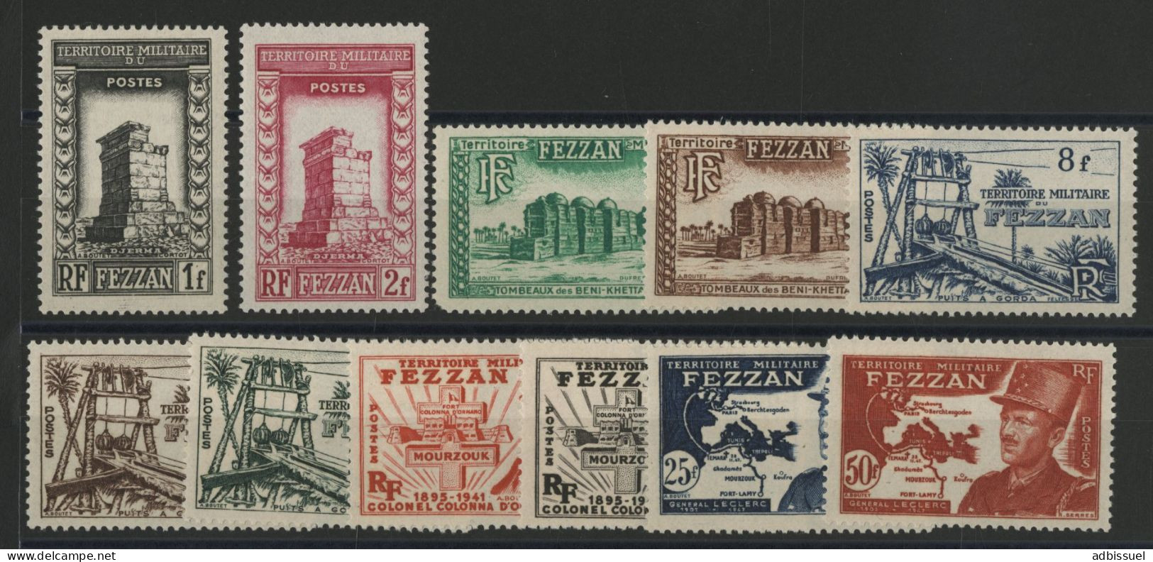 FEZZAN N° 43 à 53 Neufs Sans Charnière ** (MNH) Voir Description - Nuevos