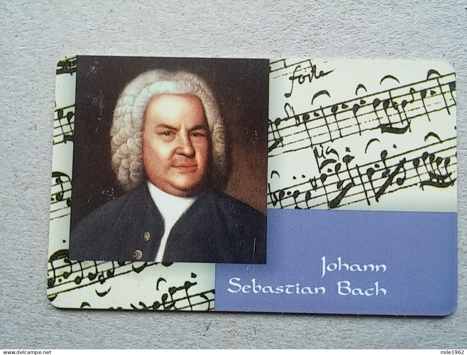 T-585 - GERMANY, Telecard, Télécarte, Phonecard, JOHANN SEBASTIAN BACH - Autres & Non Classés