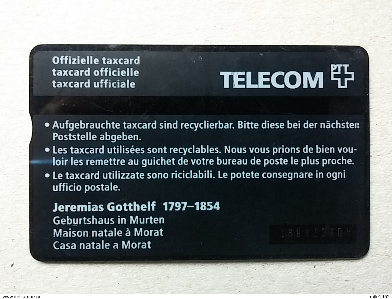 T-586 - SWITZERLAND, Telecard, Télécarte, Phonecard, - Switzerland