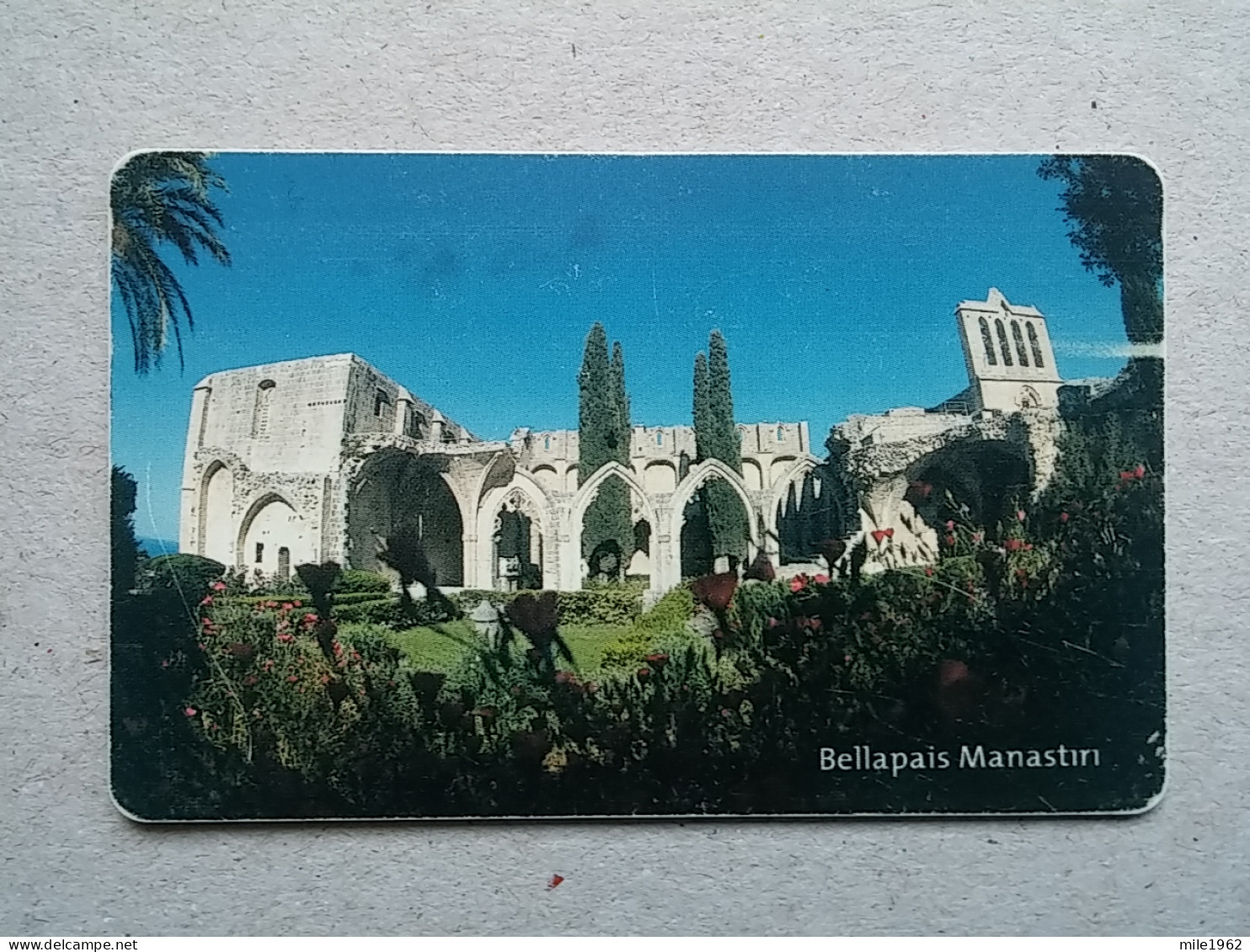 T-587 - CYPRUS Telecard, Télécarte, Phonecard,  - Bellapais Manastiri, MONASTERY - Chypre