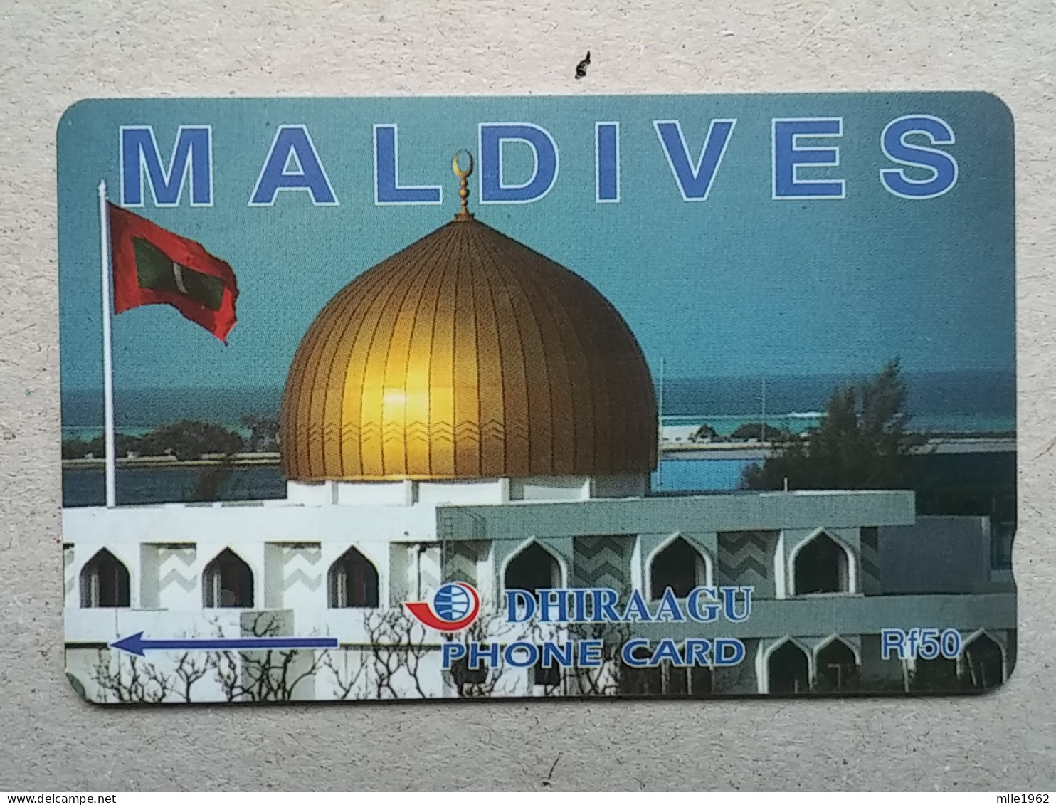 T-587 - MALDIVES Telecard, Télécarte, Phonecard,   - Maldive