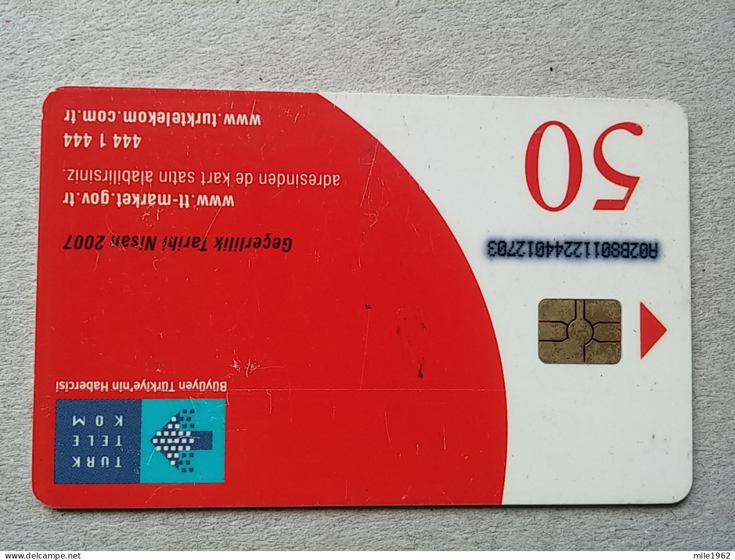 T-588 - TURKEY, Telecard, Télécarte, Phonecard - Türkei