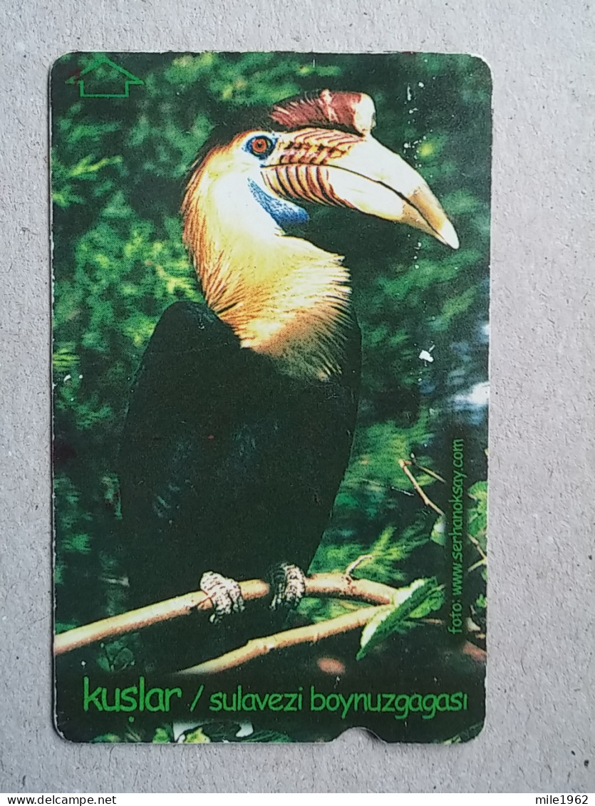 T-588 - TURKEY, Telecard, Télécarte, Phonecard, BIRD, OISEAU PARROT, PERROQUET - Türkei