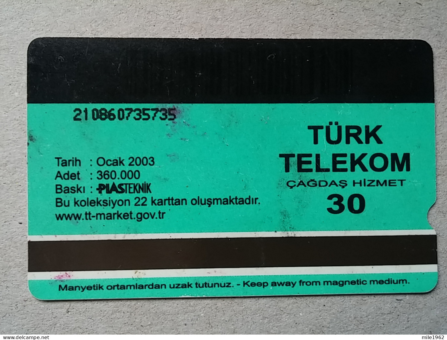 T-588 - TURKEY, Telecard, Télécarte, Phonecard, BIRD, OISEAU PARROT, PERROQUET - Türkei