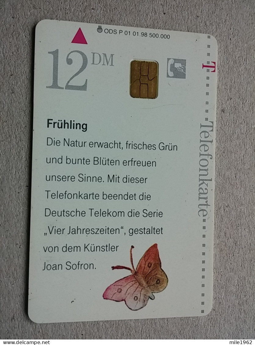 T-589 - GERMANY, Telecard, Télécarte, Phonecard, BUTTERFLY, PAPILLON - Other & Unclassified