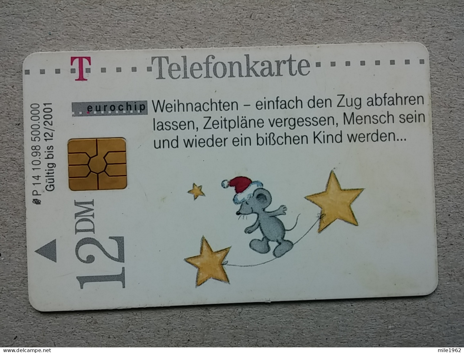 T-590 - GERMANY, Telecard, Télécarte, Phonecard, MAUS, MOUSE, SOURIS - Autres & Non Classés