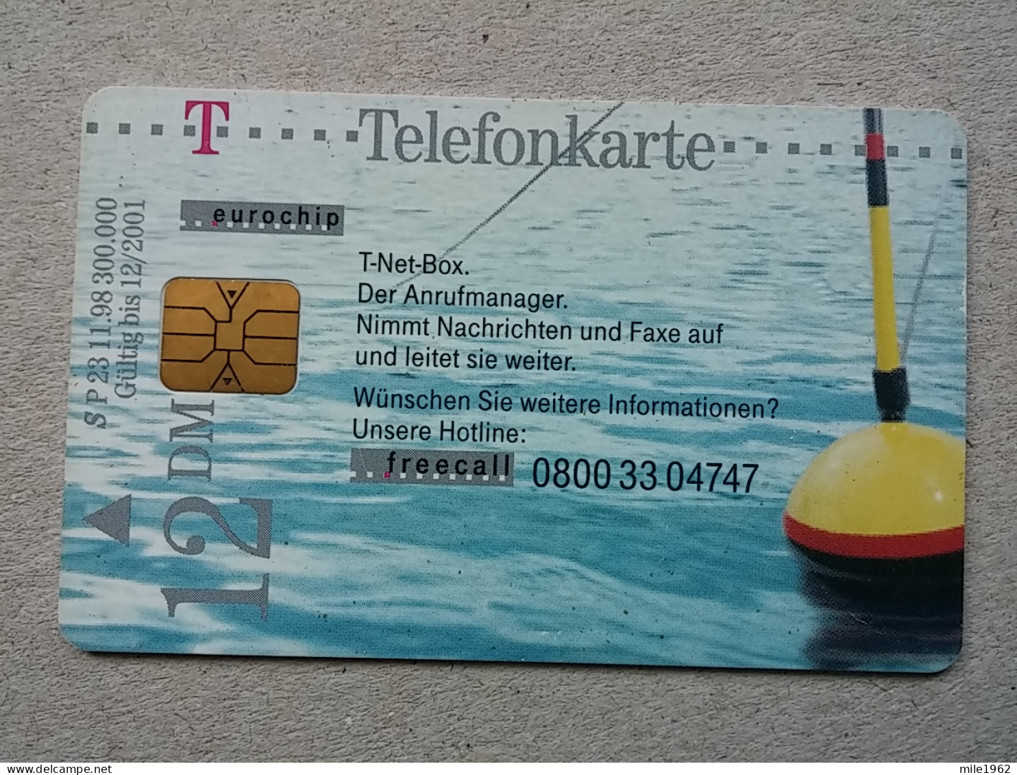 T-590 - GERMANY, Telecard, Télécarte, Phonecard, PECHEUR, FISHERMAN - Sonstige & Ohne Zuordnung