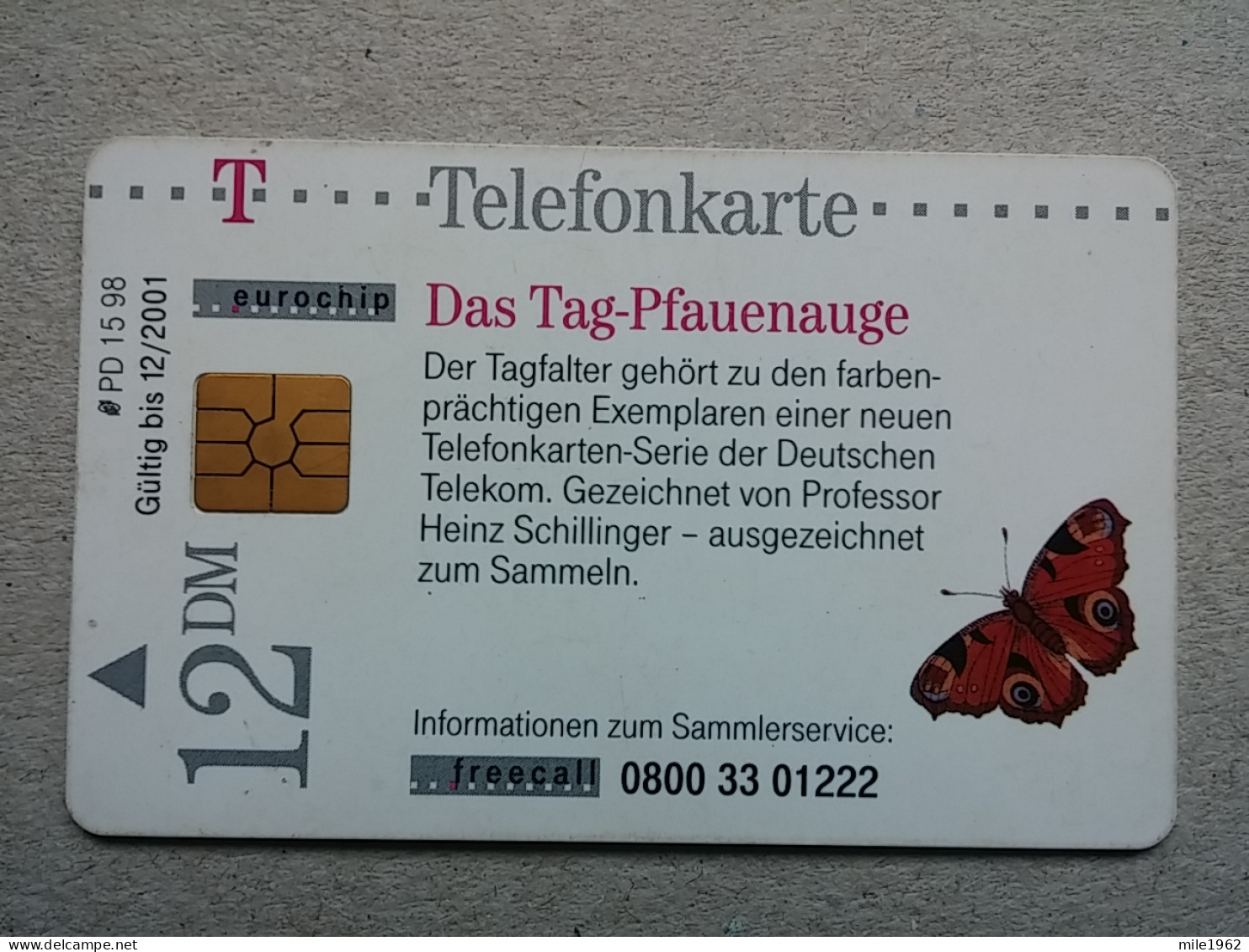 T-591 - GERMANY, Telecard, Télécarte, Phonecard, BUTTERFLY, PAPILLON - Other & Unclassified