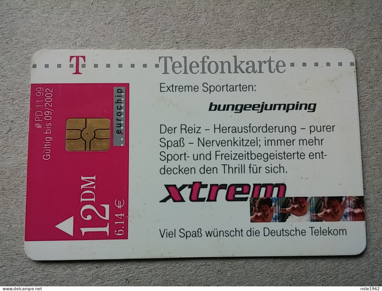 T-591 - GERMANY, Telecard, Télécarte, Phonecard, EXTREM SPORT JUMPING - Other & Unclassified