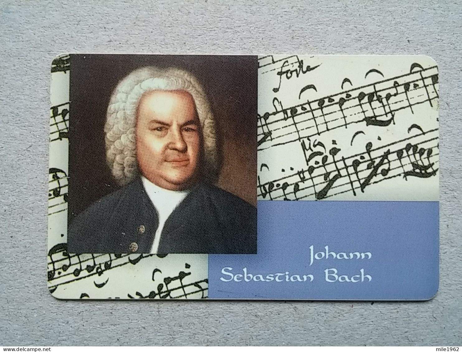 T-592 - GERMANY, Telecard, Télécarte, Phonecard, JOHANN SEBASTIAN BACH - Andere & Zonder Classificatie