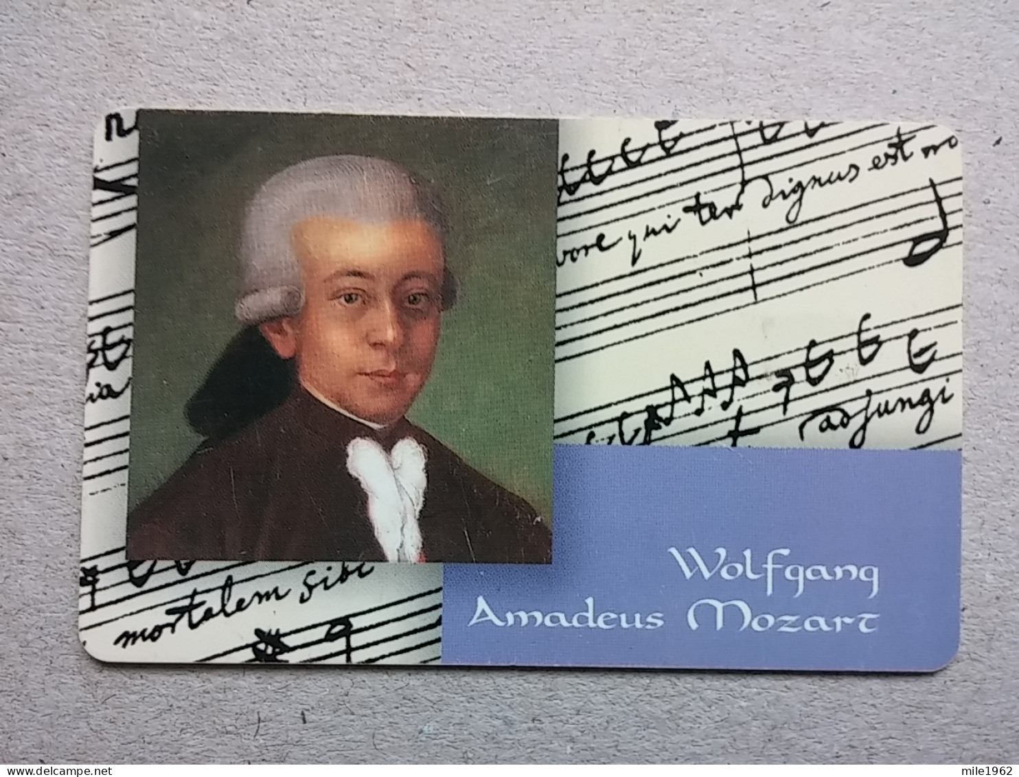 T-592 - GERMANY, Telecard, Télécarte, Phonecard, WOLFGANG AMADEUS MOZART - Autres & Non Classés