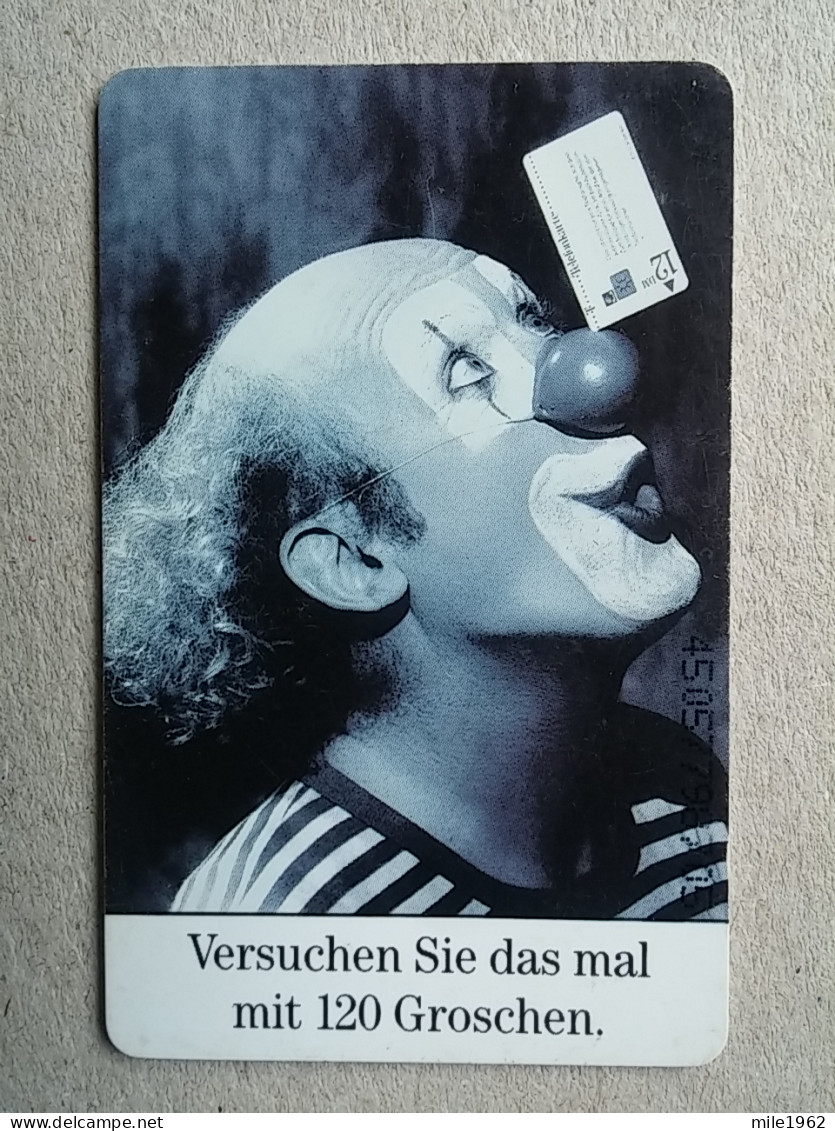 T-594 - GERMANY, Telecard, Télécarte, Phonecard, CLOWN - Autres & Non Classés