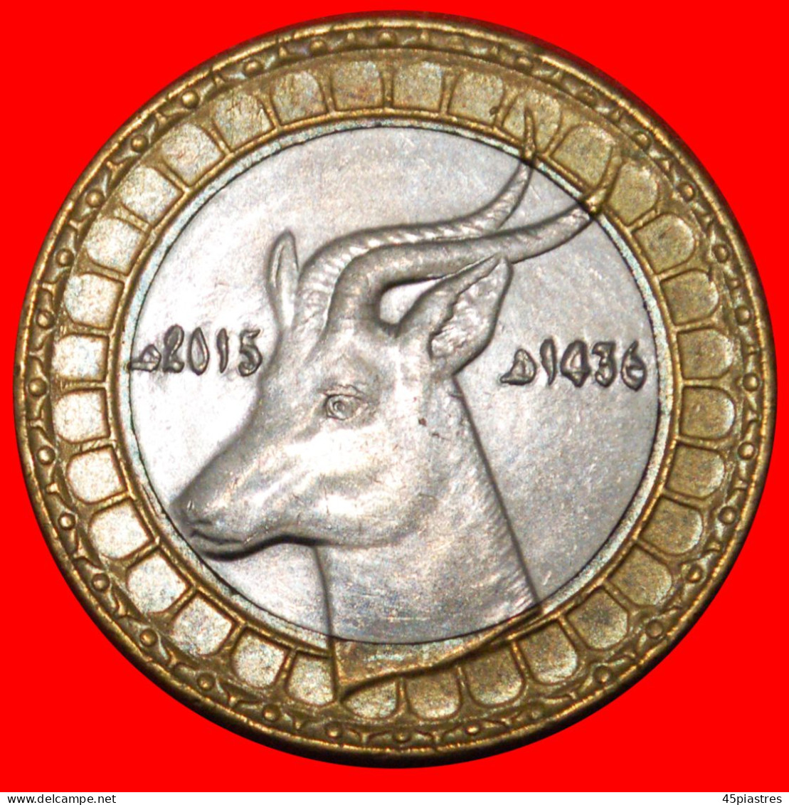 * GAZELLE (1992-2021): ALGERIA  50 DINARS 1436-2015! · LOW START ·  NO RESERVE! - Algerien