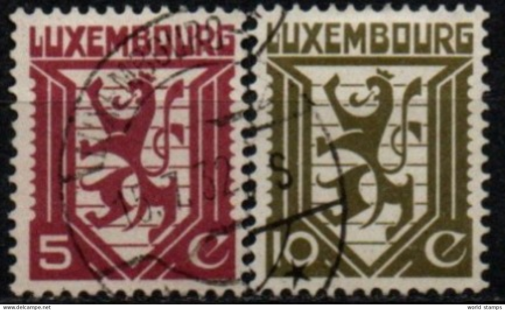 LUXEMBOURG 1930 O - Oblitérés