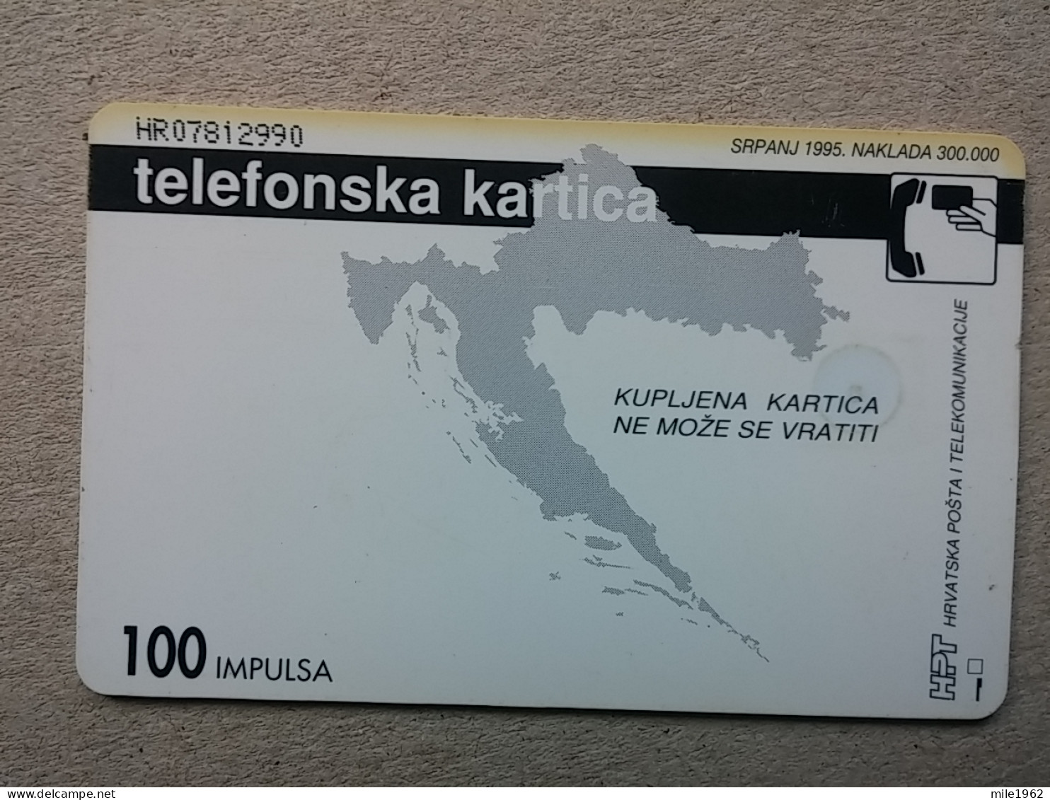 T-598 - CROATIA, Telecard, Télécarte, Phonecard,  - Kroatië