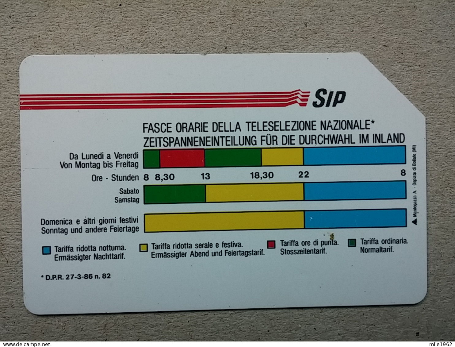 T-598 - ITALY Telecard, Télécarte, Phonecard - Autres & Non Classés