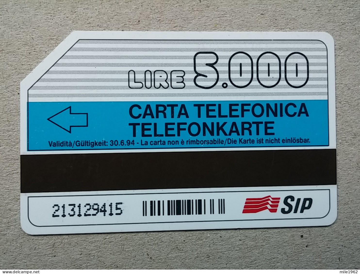 T-598 - ITALY Telecard, Télécarte, Phonecard - Sonstige & Ohne Zuordnung