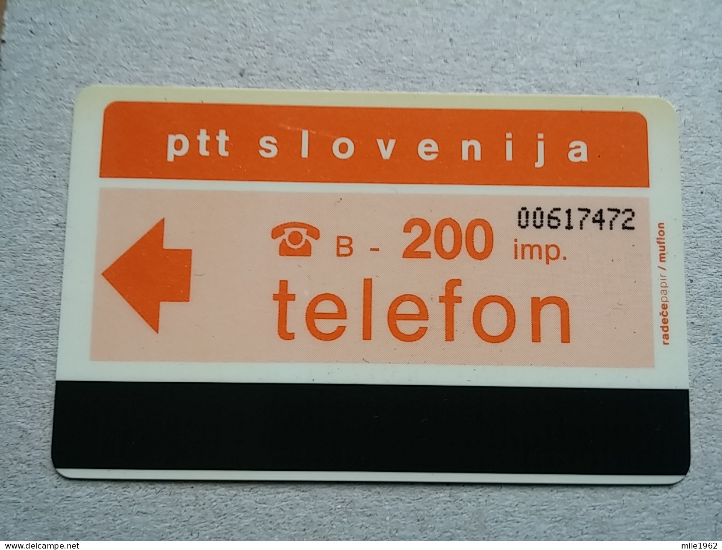 T-598 - SLOVENIA Telecard, Télécarte, Phonecard,  -  - Slovénie