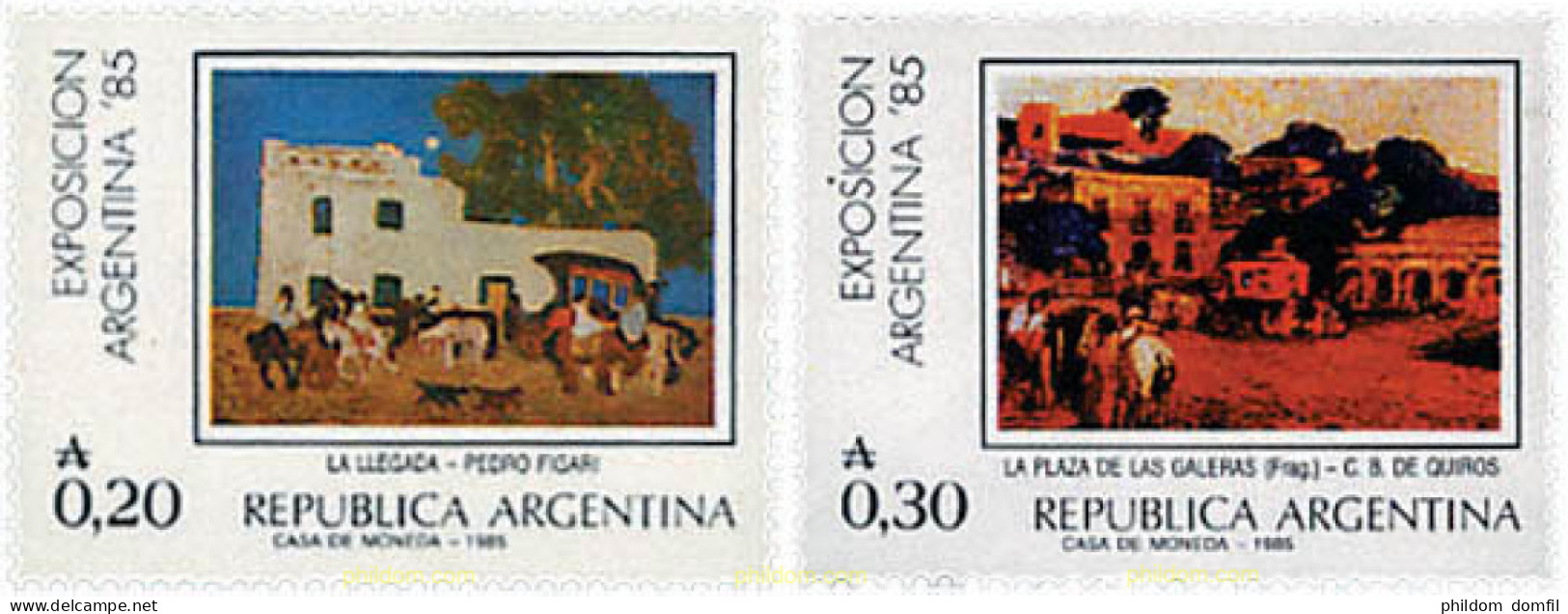 50125 MNH ARGENTINA 1985 ARGENTINA 85. EXPOSICION FILATELICA INTERNACIONAL - Ongebruikt