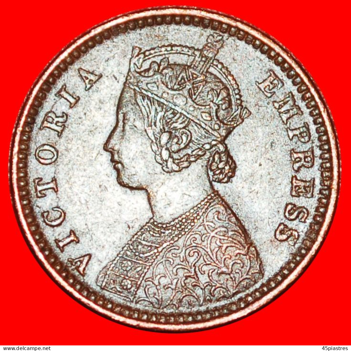 * QUEEN (1877-1901): INDIA  1/12 ANNA 1882 UNCOMMON!  · LOW START ·  NO RESERVE! - Inde