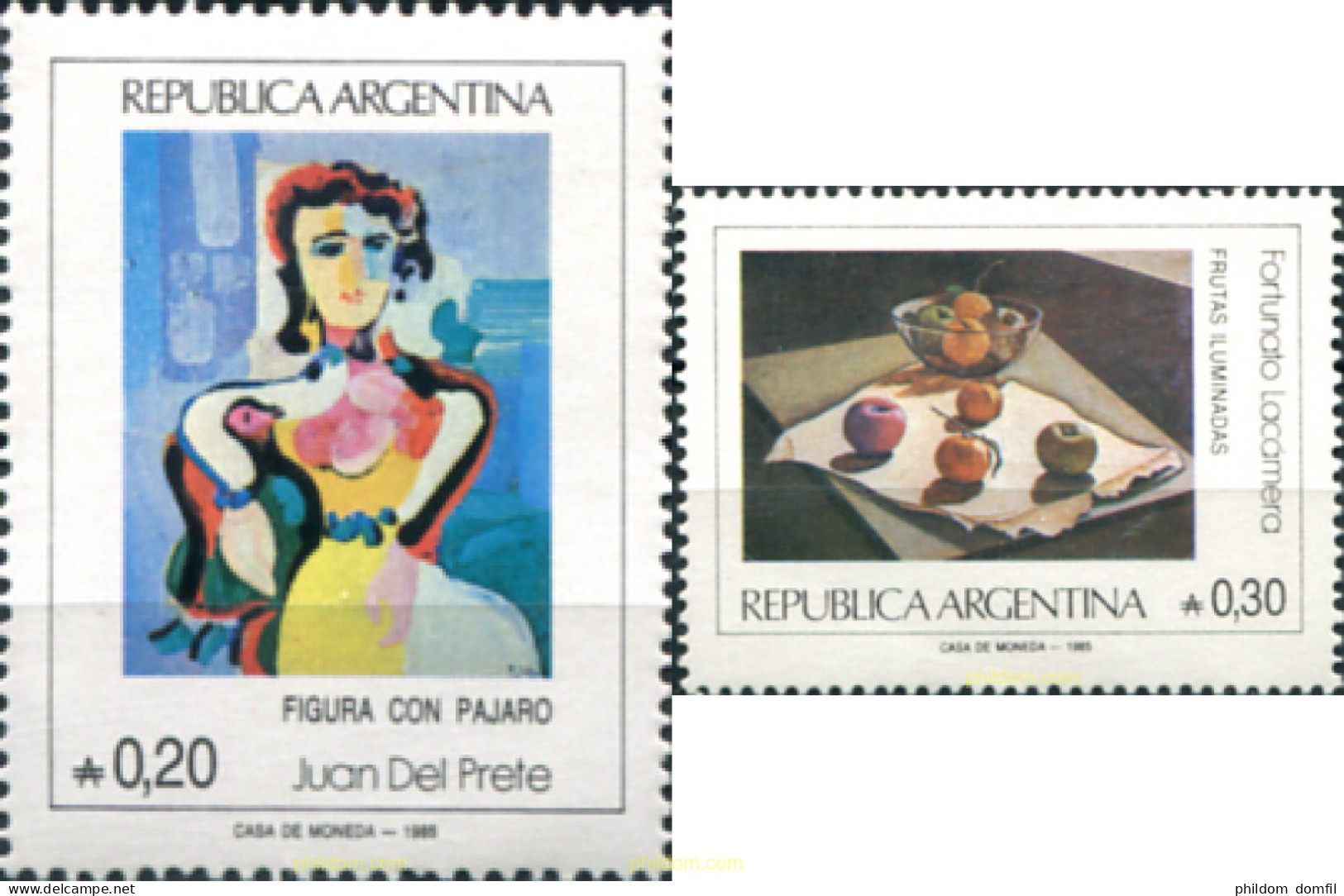 283655 MNH ARGENTINA 1985 PINTURA - Unused Stamps