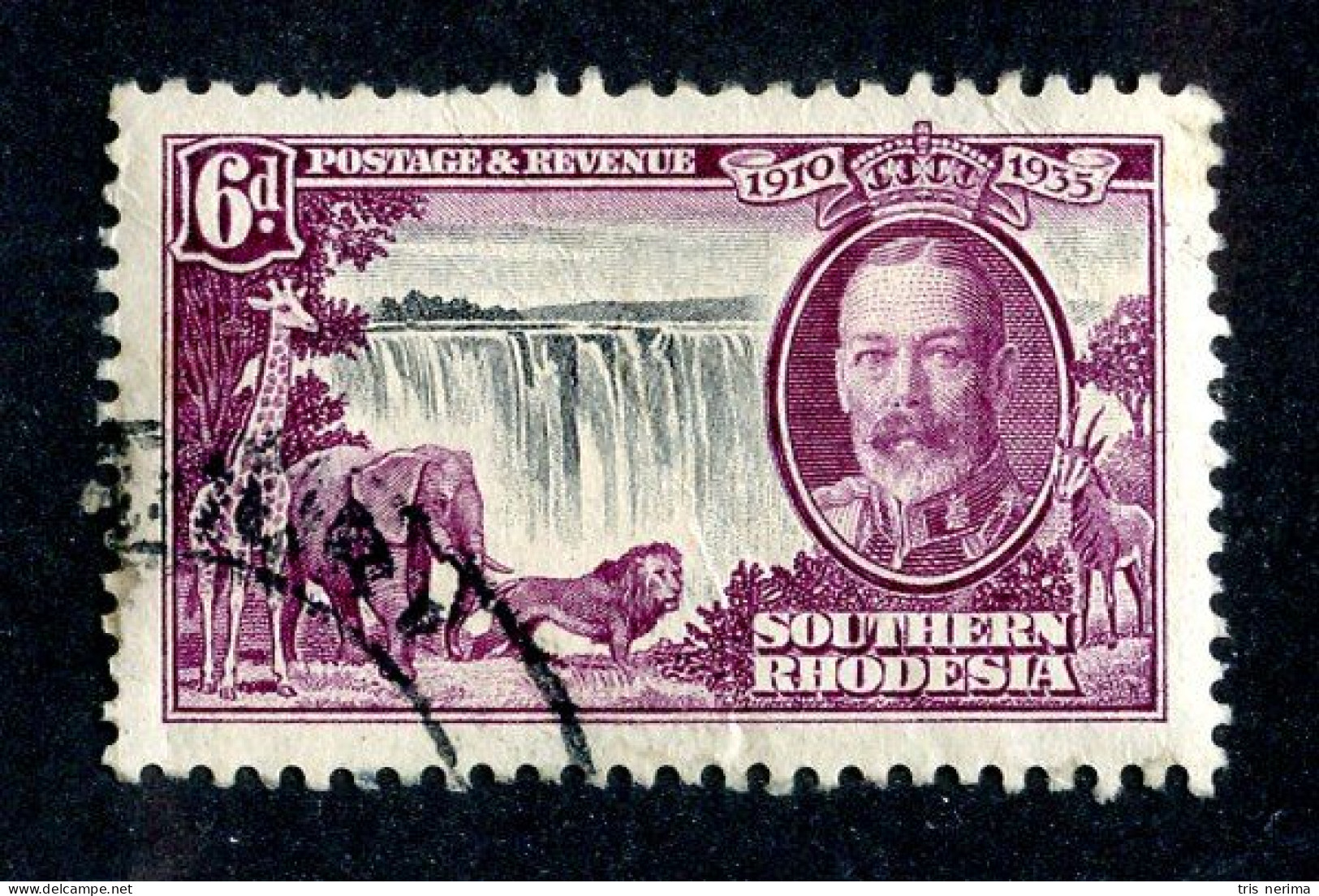 7876 BCX 1935 Southern Rhodesia Scott #36 Used (offers Welcome) - Southern Rhodesia (...-1964)