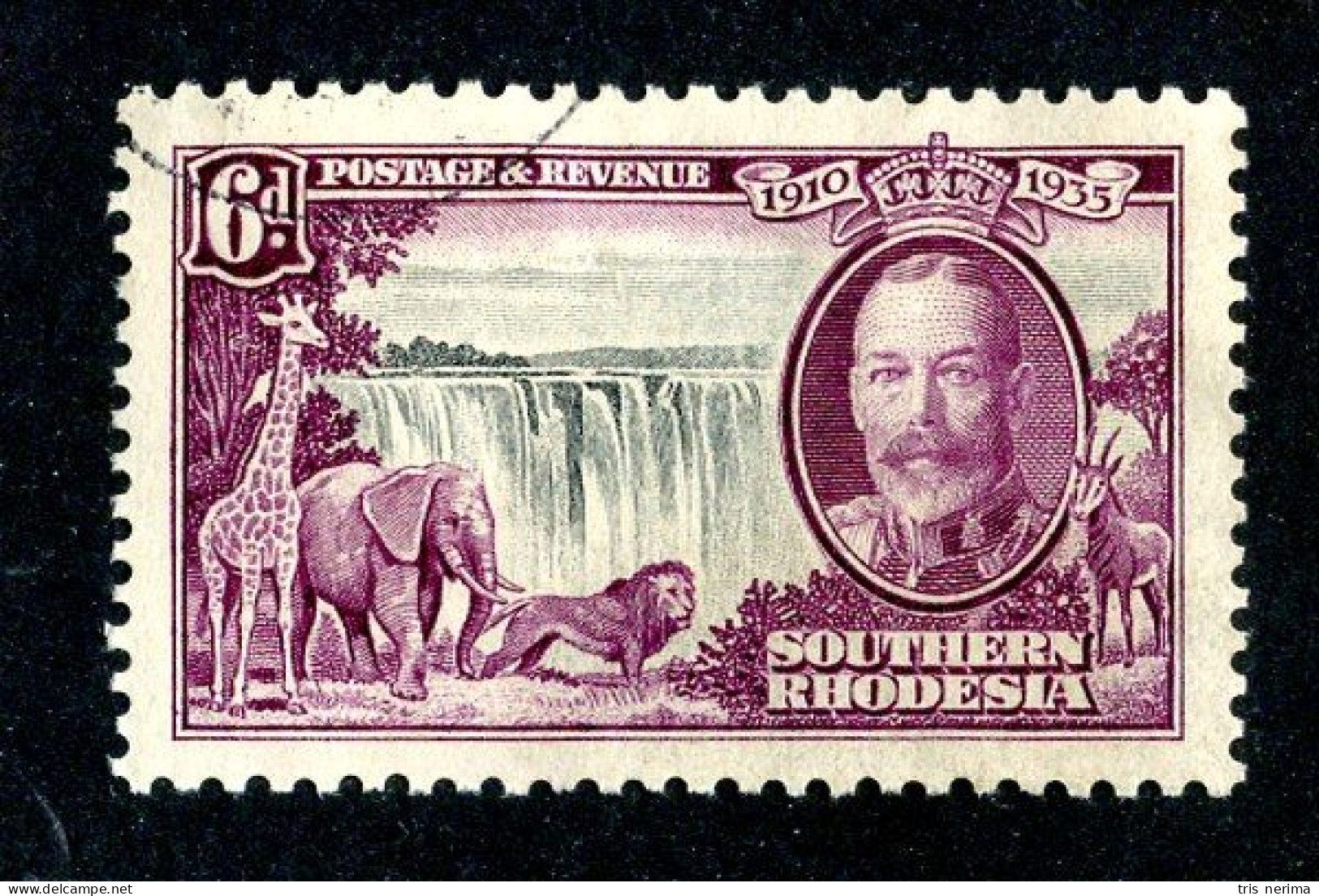 7877 BCX 1935 Southern Rhodesia Scott #36 Used (offers Welcome) - Southern Rhodesia (...-1964)