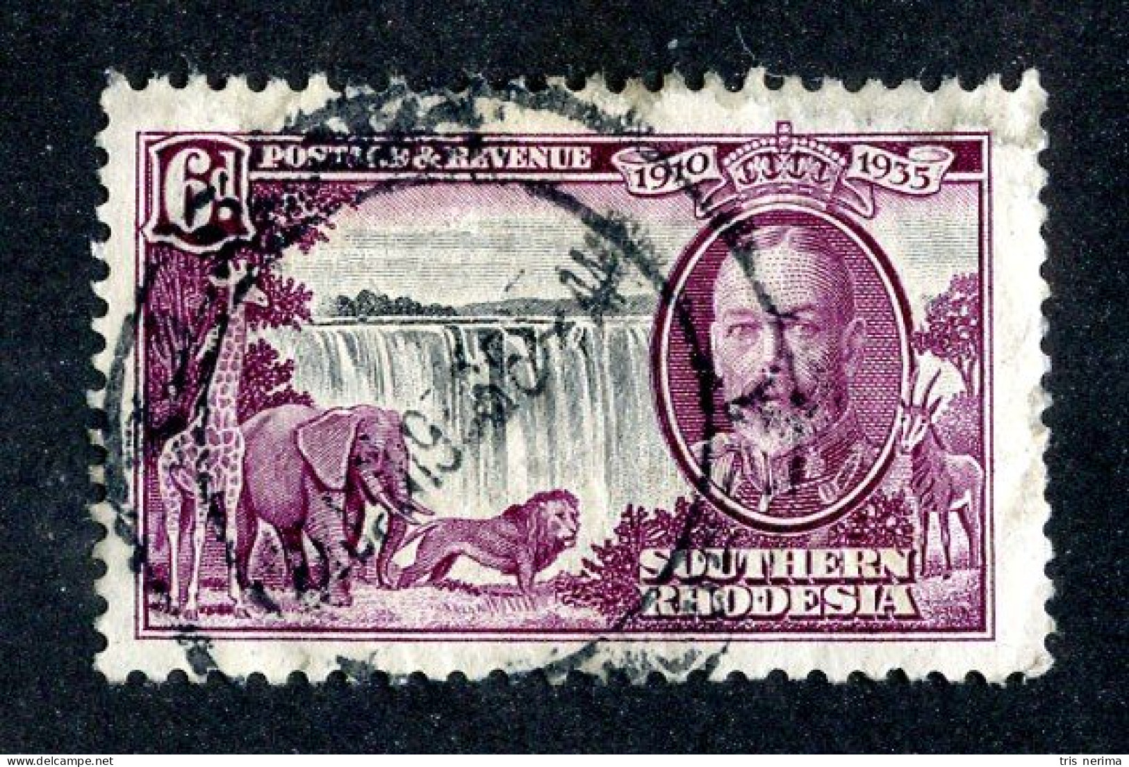 7878 BCX 1935 Southern Rhodesia Scott #36 Used (offers Welcome) - Southern Rhodesia (...-1964)