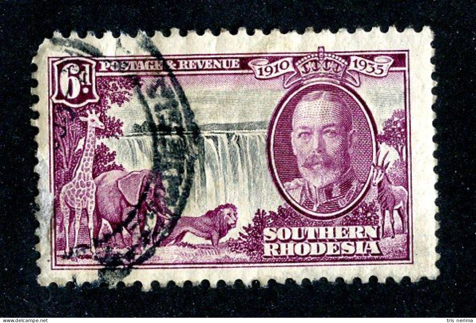 7879 BCX 1935 Southern Rhodesia Scott #36 Used (offers Welcome) - Southern Rhodesia (...-1964)