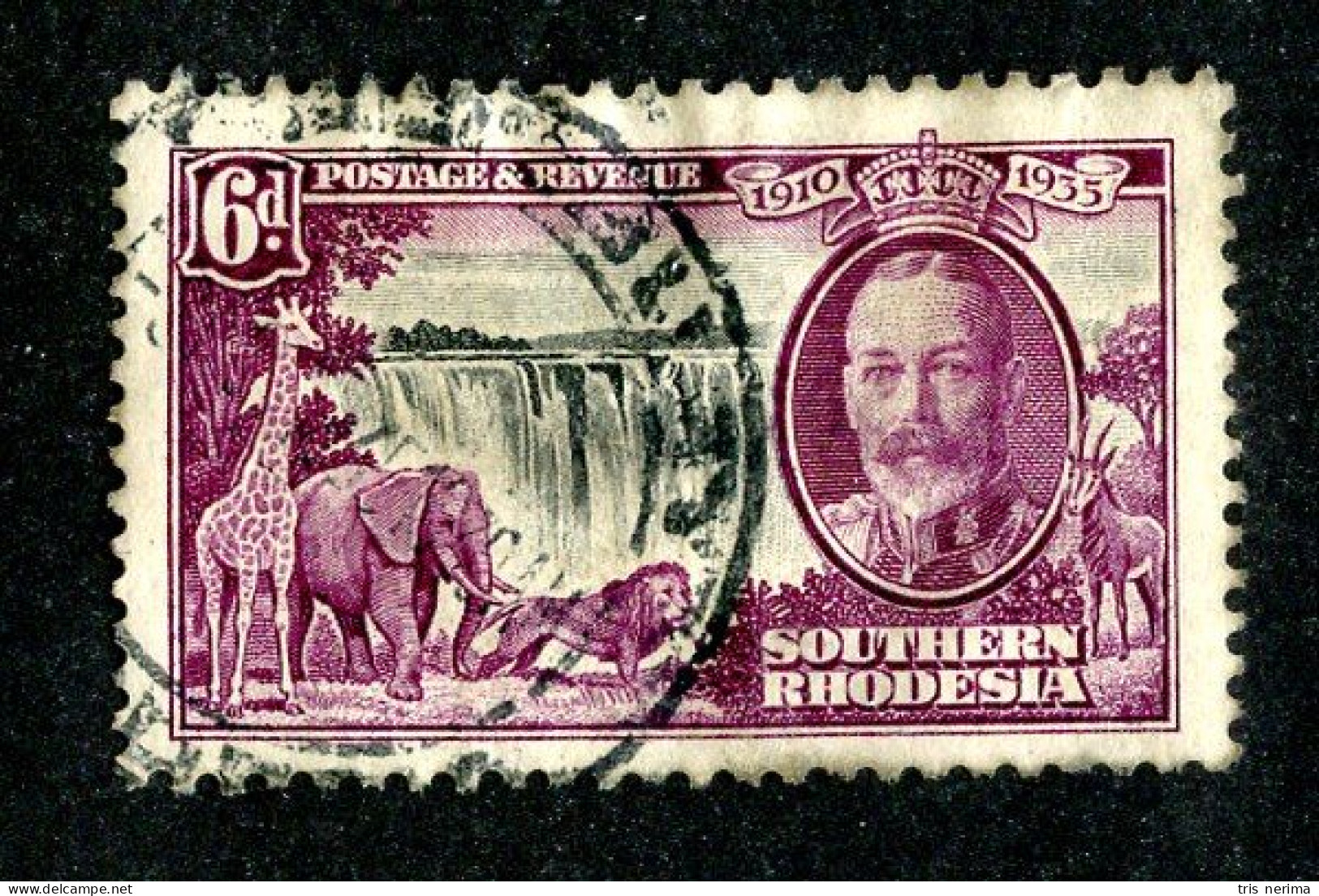 7880 BCX 1935 Southern Rhodesia Scott #36 Used (offers Welcome) - Southern Rhodesia (...-1964)