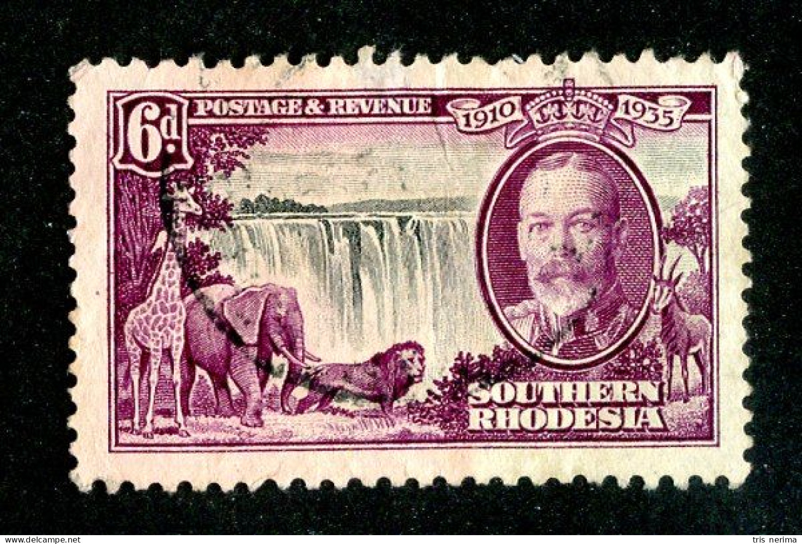 7883 BCX 1935 Southern Rhodesia Scott #36 Used (offers Welcome) - Southern Rhodesia (...-1964)