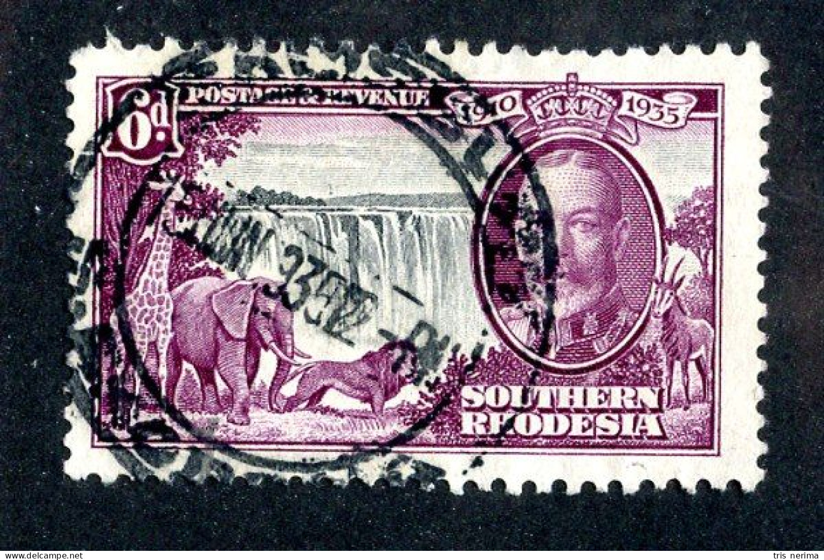 7884 BCX 1935 Southern Rhodesia Scott #36 Used (offers Welcome) - Southern Rhodesia (...-1964)