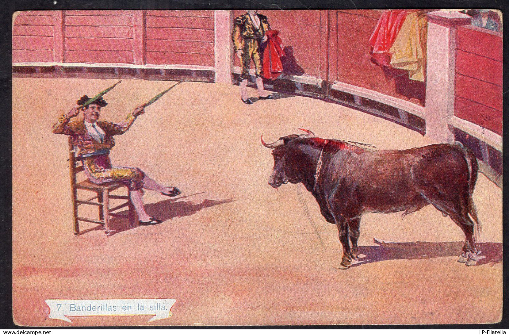España - Bulls - Toros - Corridas - Banderillas En La Silla - Stieren