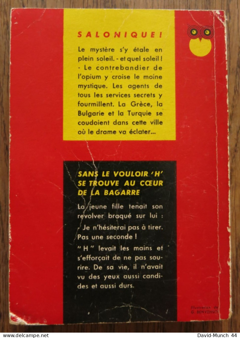 H Et L'espionne Ingénue De Bruno Bax. Editions Dities, Collection La Chouette N°10. 1955 - Antiguos (Antes De 1960)