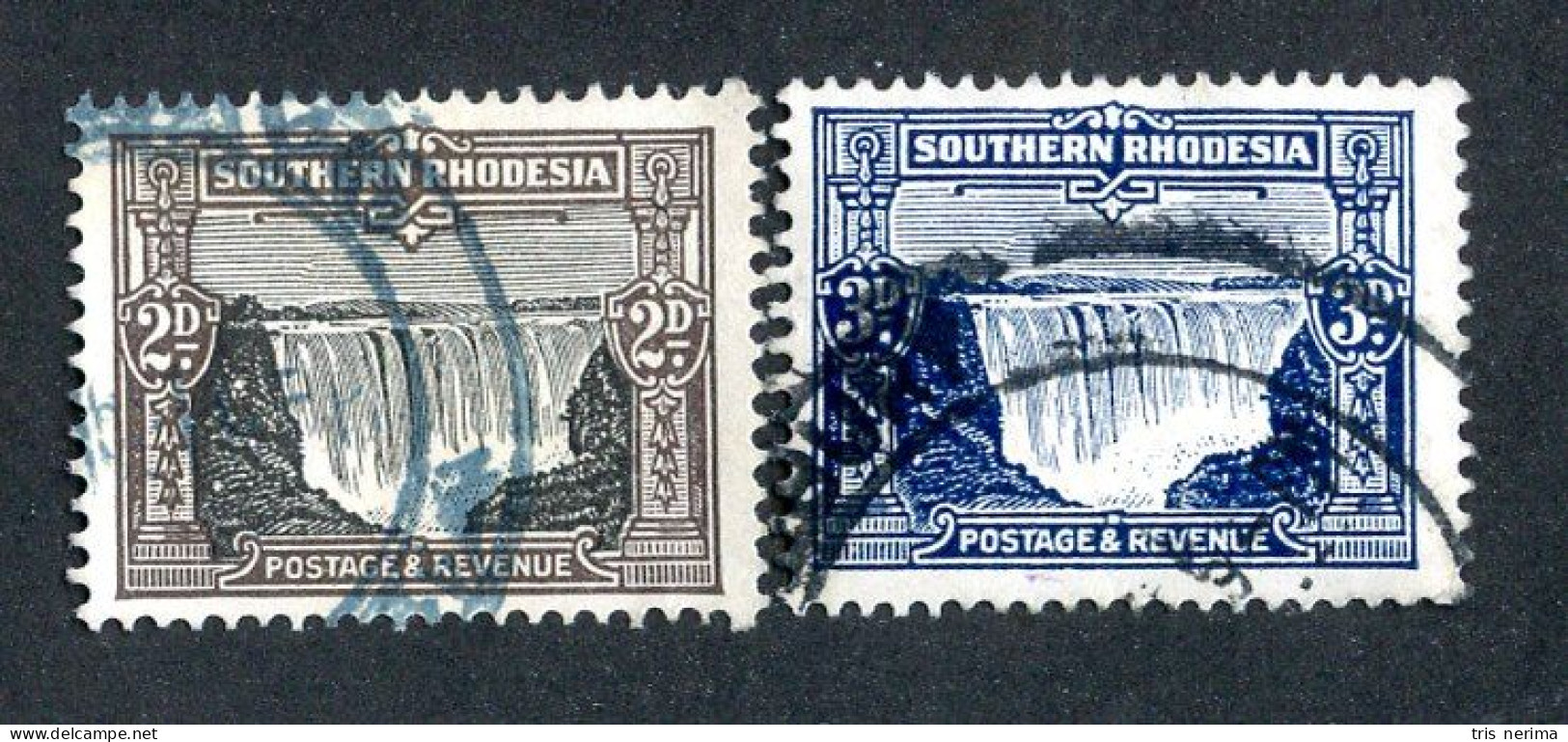 7903 BCX 1931 Southern Rhodesia Scott #19-20 Used (offers Welcome) - Rhodésie Du Sud (...-1964)