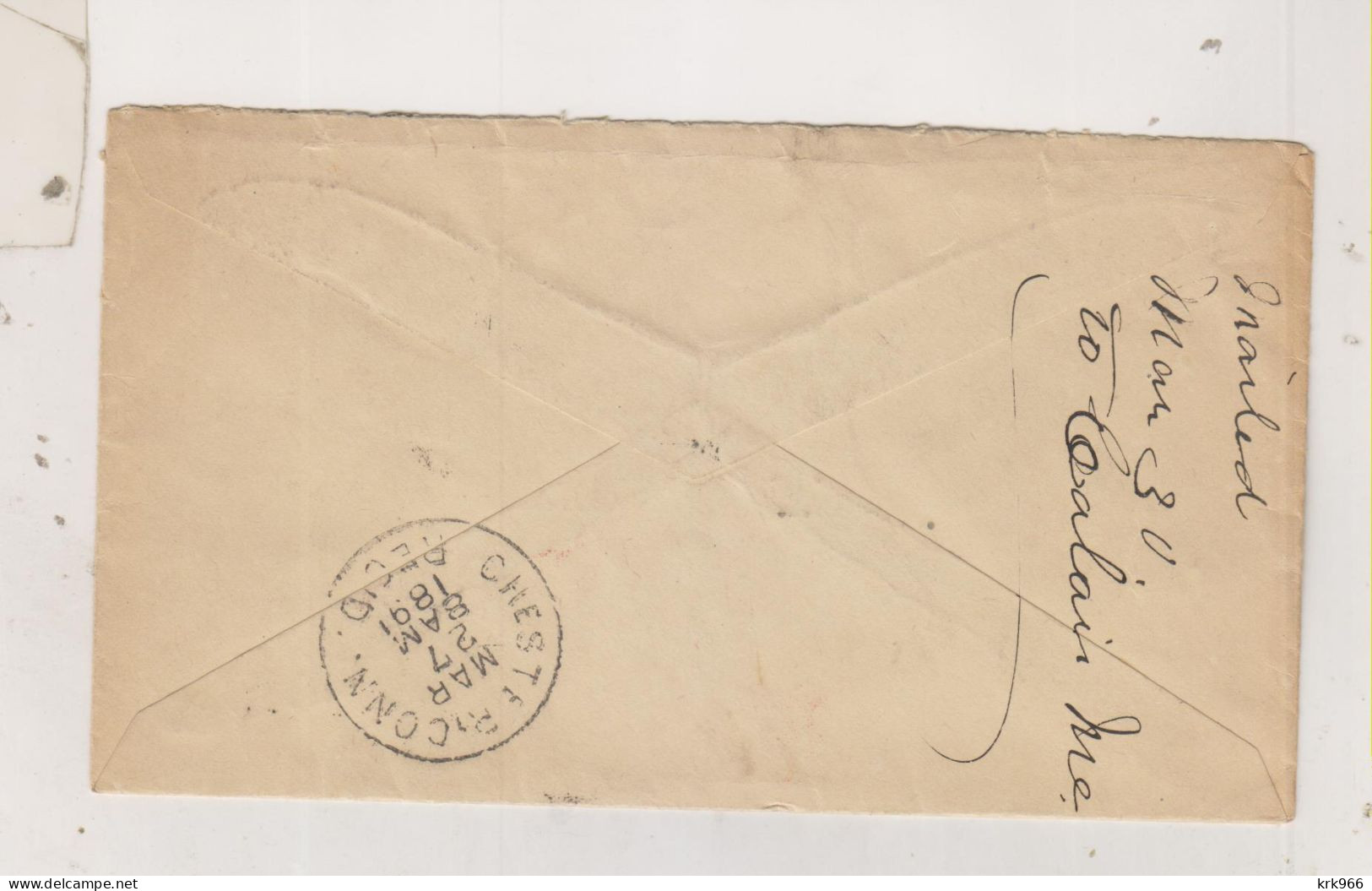 CANADA 1891 ST.STEPHEN   Nice Postal Stationery Cover - 1860-1899 Reign Of Victoria