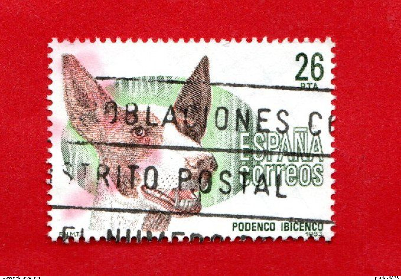 (Us6) )  SPAGNA °- 1983 - CANI - CHIENS. Yvert 2330. - Used Stamps