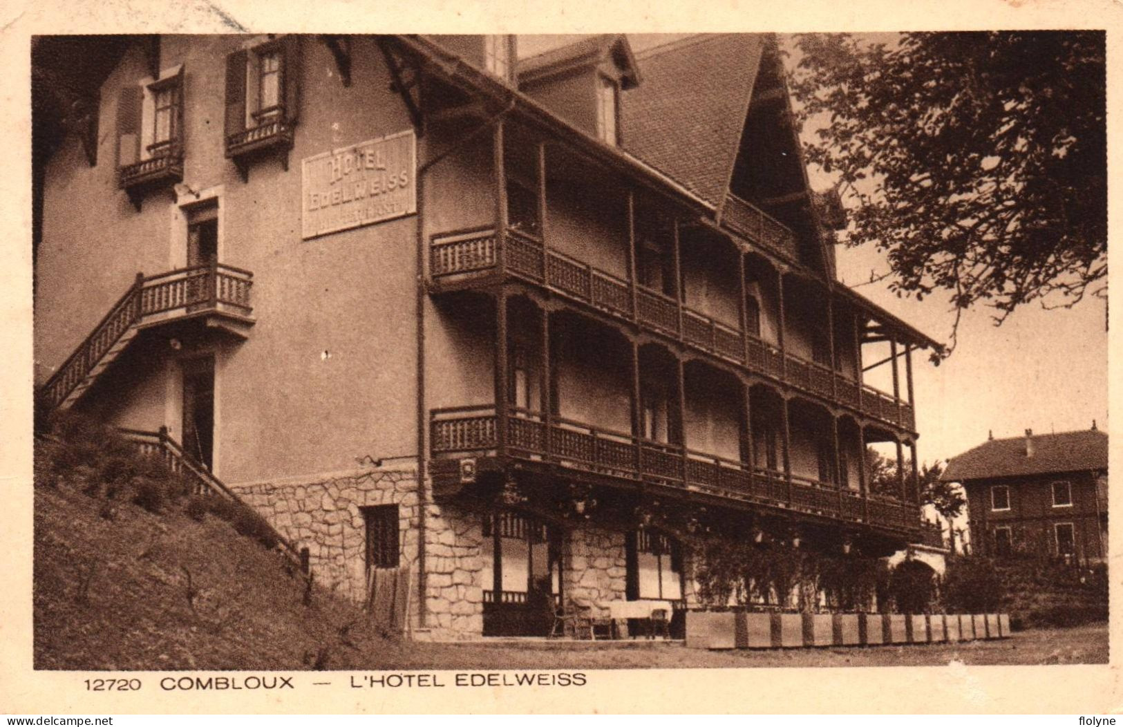 Combloux - Façade De L'hôtel EDELWEISS - Combloux