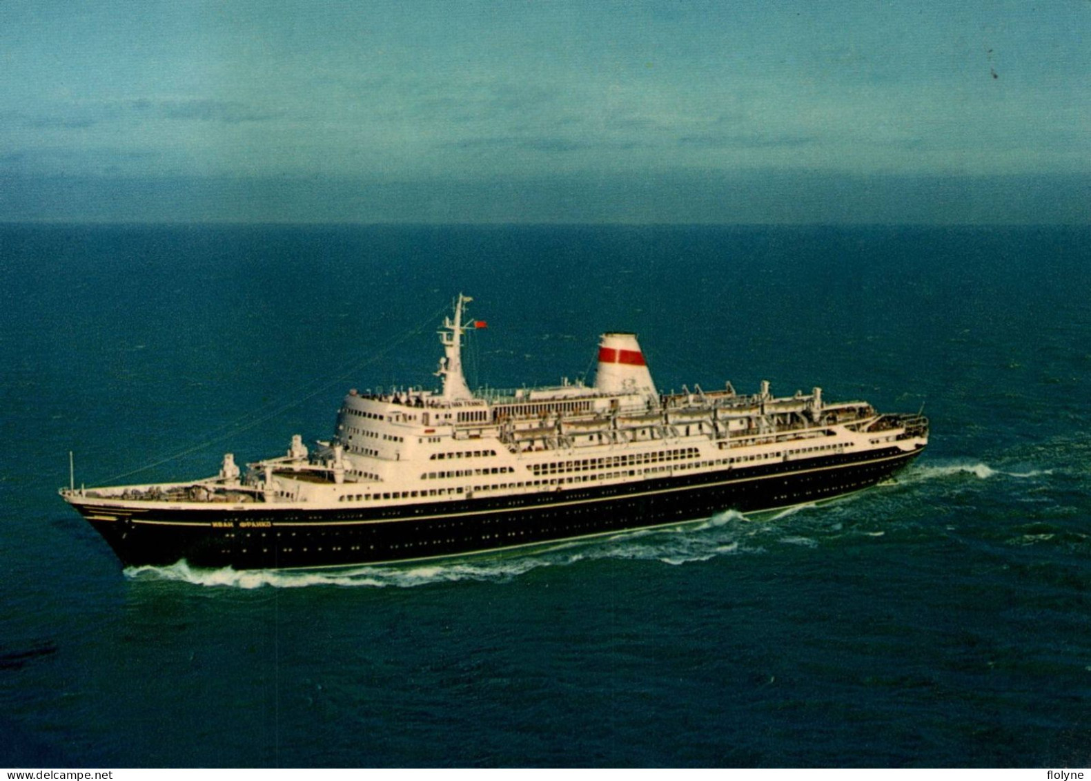 Bateau - Le Paquebot M/S IVAN FRANKO , Morflot Odessa Urss - Affrêté Par Club Med Méditerranée - Passagiersschepen