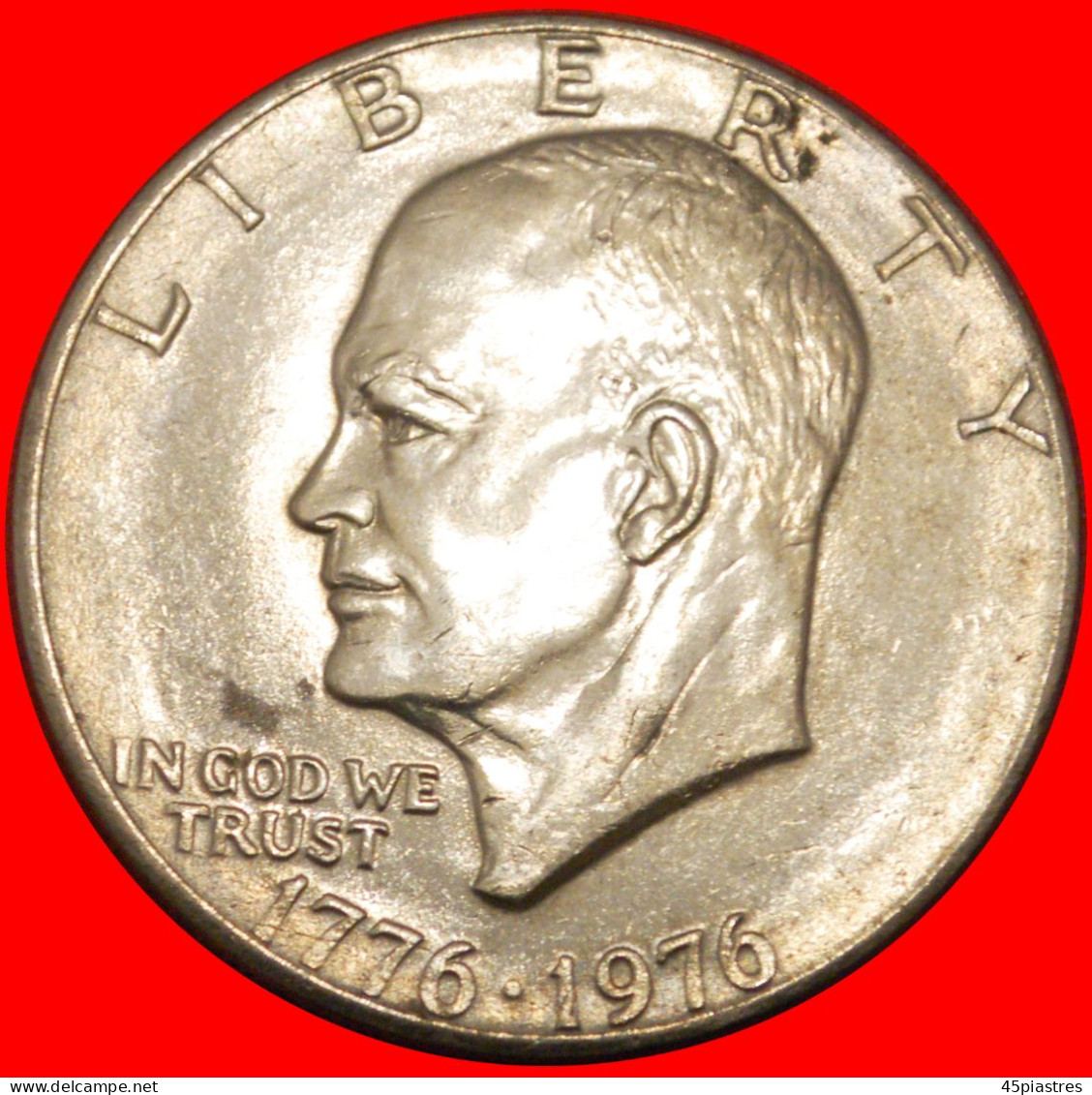 * LUNAR DOLLAR (1971-1999): USA  1 DOLLAR 1776-1976 MINT LUSTRE! · LOW START ·  NO RESERVE! - 1971-1978: Eisenhower