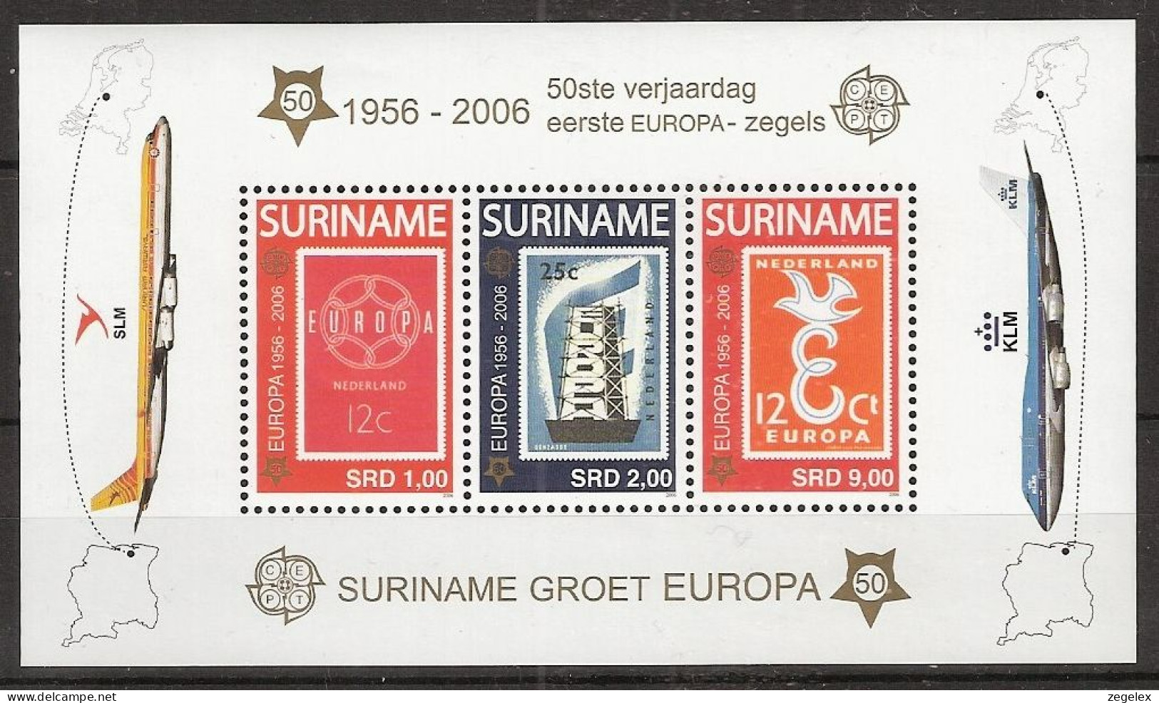 Suriname 2006 Blokje EUROPA EUROPE MNH/**/Postfris  - Suriname
