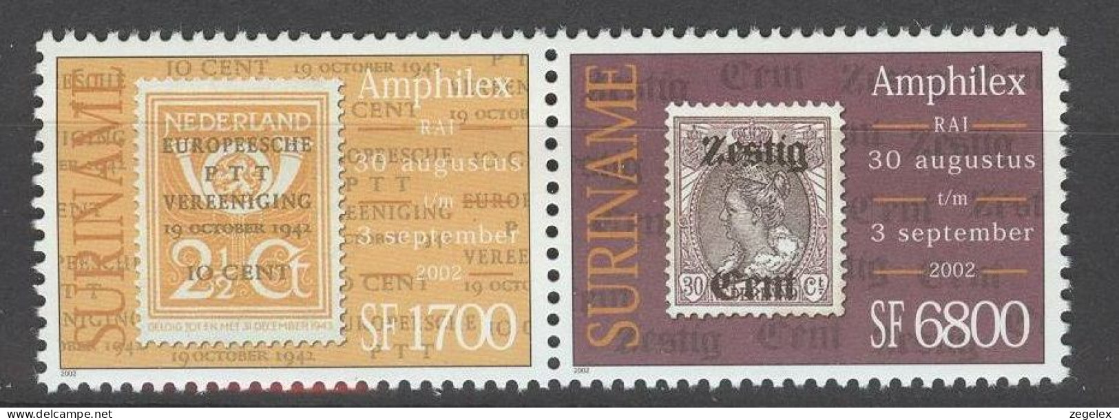 Suriname 2002 Amphilex MNH/**/Postfris ZBL1167/1168 - Suriname