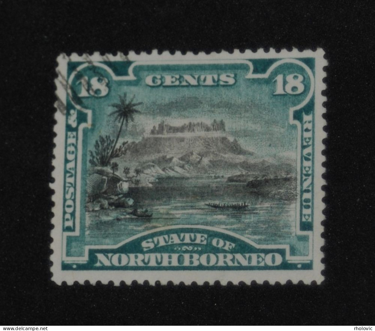 NORTH BORNEO 1894, Kinabalu Mountains, Mi #56, Used - North Borneo (...-1963)