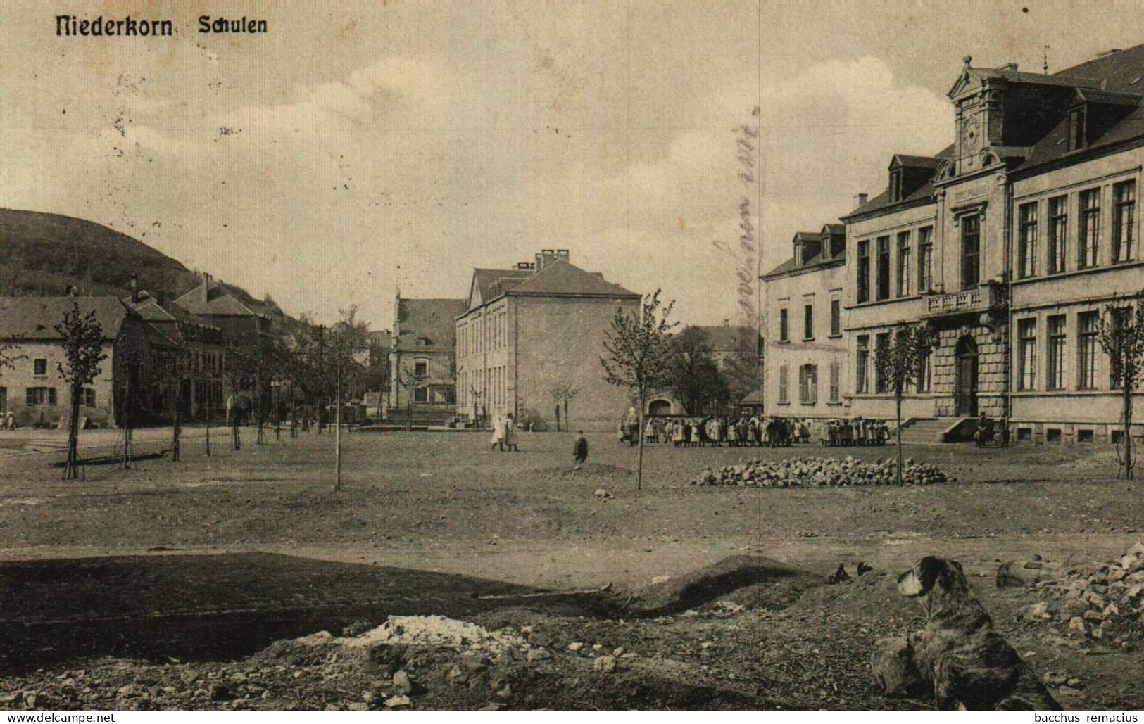 NIEDERKORN - Schulen   N.Schumacher, Bad Mondorf  1909 - Differdingen