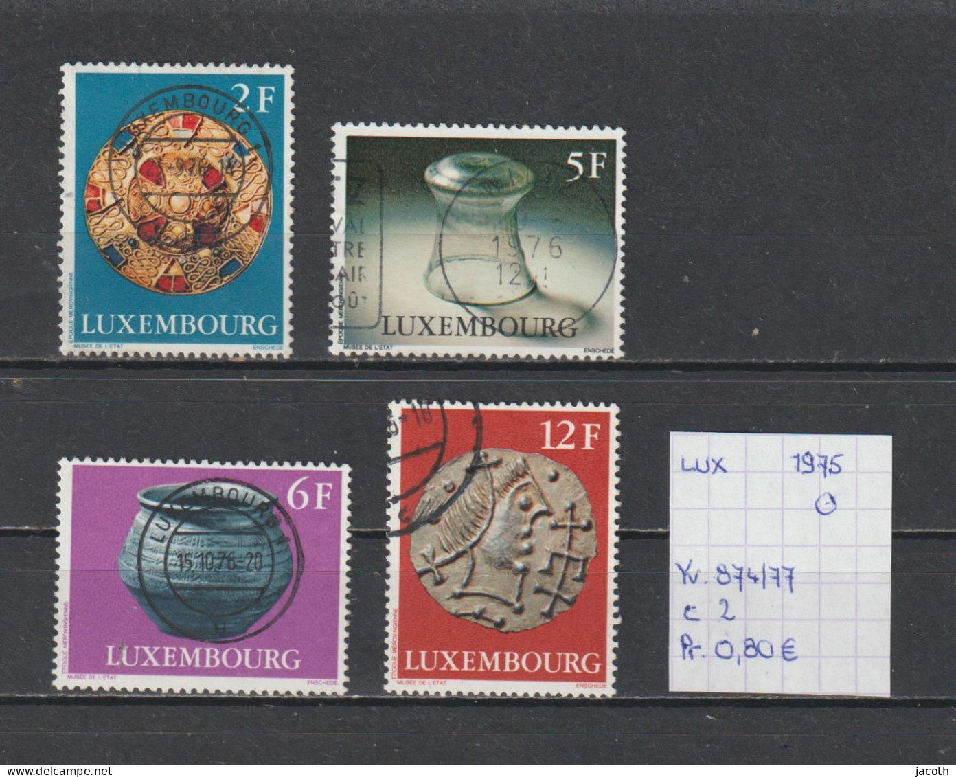 (TJ) Luxembourg 1975 - YT 874/77 (gest./obl./used) - Used Stamps