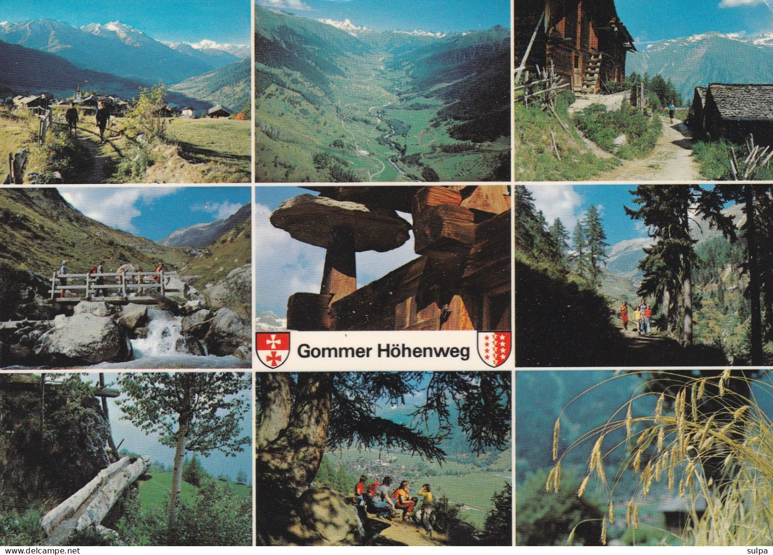 Gommer Höhenweg, Wandern, 9 Ansichten - Goms