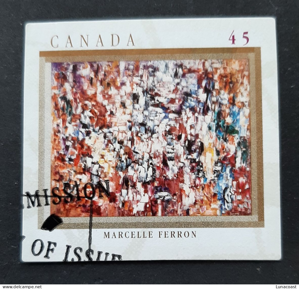Canada 1998  USED Sc 1748    45c  The Automatistes, Marcelle Ferron - Oblitérés