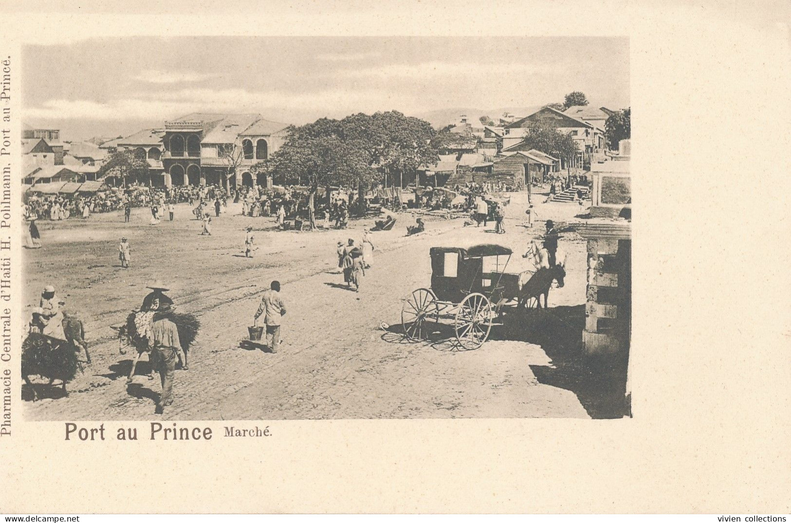 Amérique Antilles Haiti Port Au Prince Le Marché - édit. De La Pharmacie Centrale - Haiti