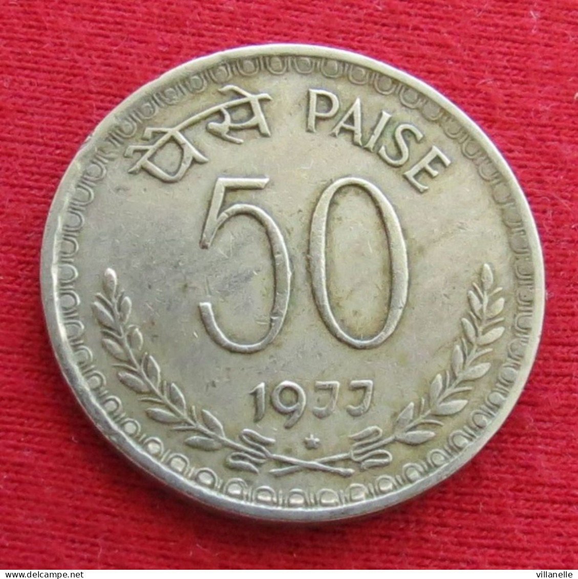 India 50 Paise 1977 H KM# 63 *VT Hyderabad Inde Indien Indies - Inde